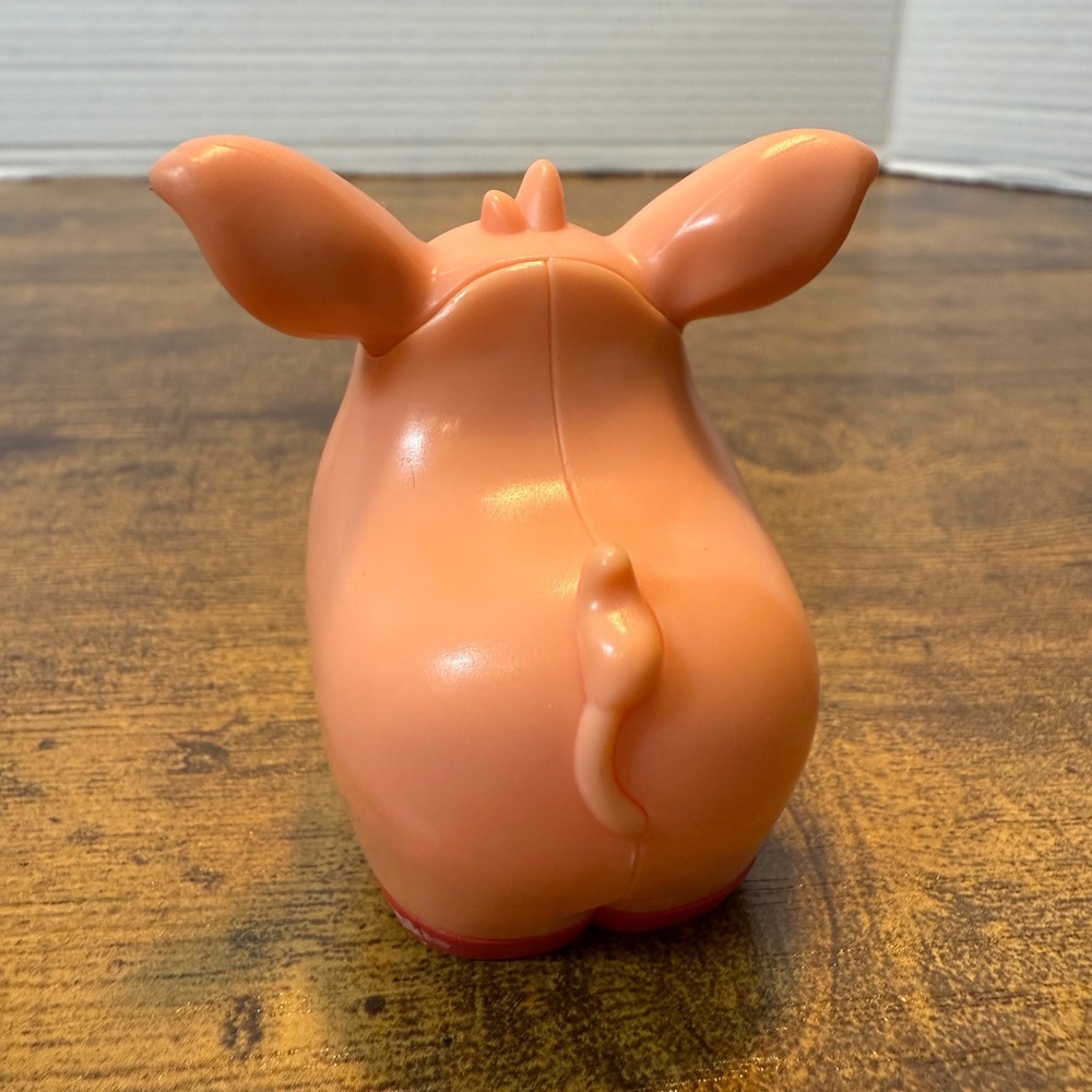 Fisher Price Little People Pig Toy Figure Animal Farm Pink Red‎ Nose 2018 Mattel - Picture 4 of 8